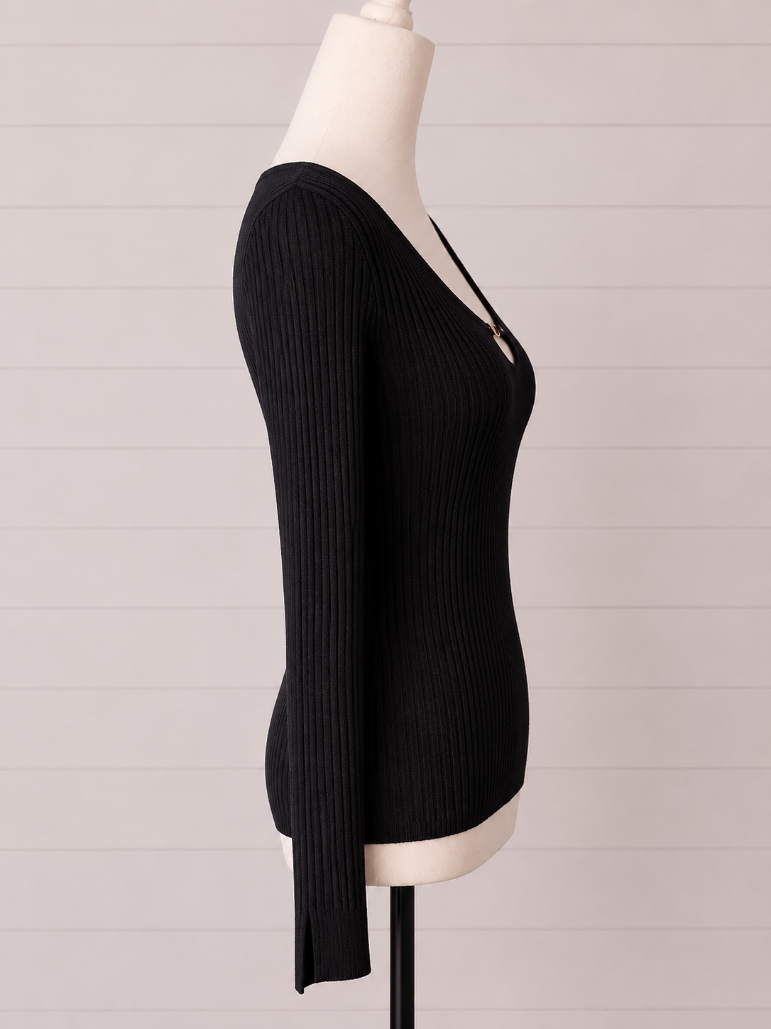 Hell Bunny Death Or Glory Top BNWT Size M UK 12 Gothic Rib Knit