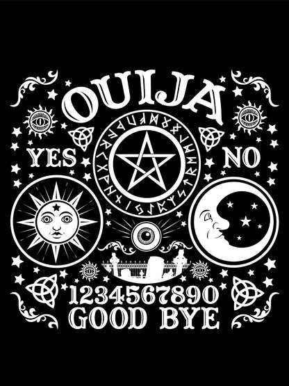 Ouija Board Black Gothic Tote Bag