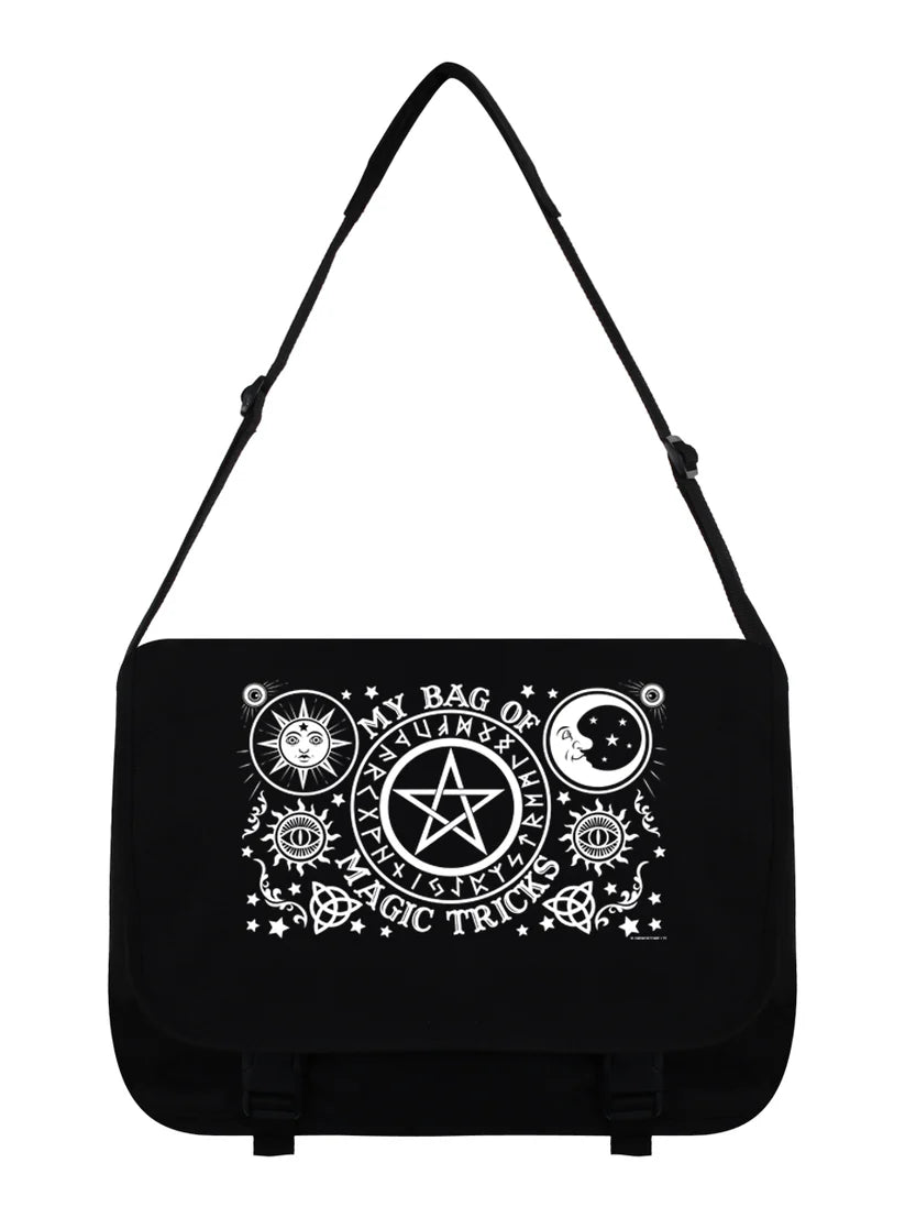 My Bag Of Magic Tricks Gothic Messenger Bag