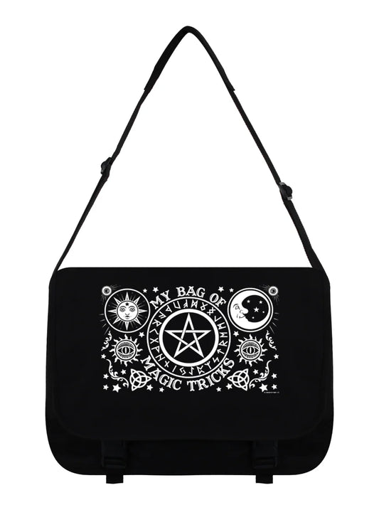 My Bag Of Magic Tricks Gothic Messenger Bag
