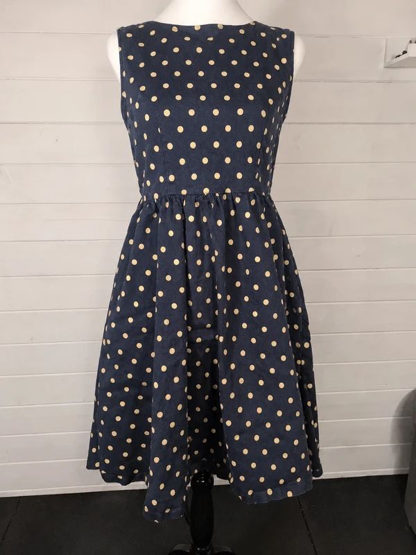 Lindy Bop Retro Fit & Flare Dress UK 14 Vintage Rockabilly Tea Dress