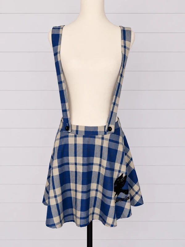 Harry Potter Hot Topic Ravenclaw Plaid Skater Skirt BNWT M Y2K Geek
