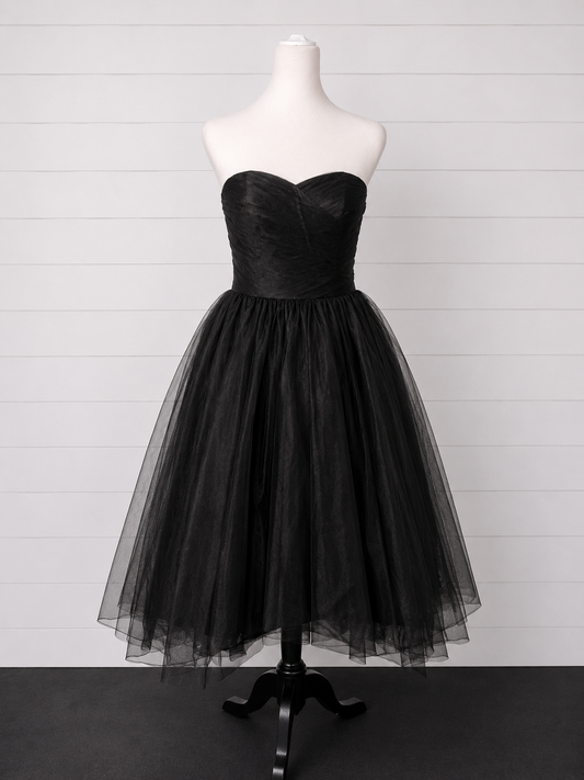 Hell Bunny Vixen Tillie Black Tulle Prom Dress BNWT Size S