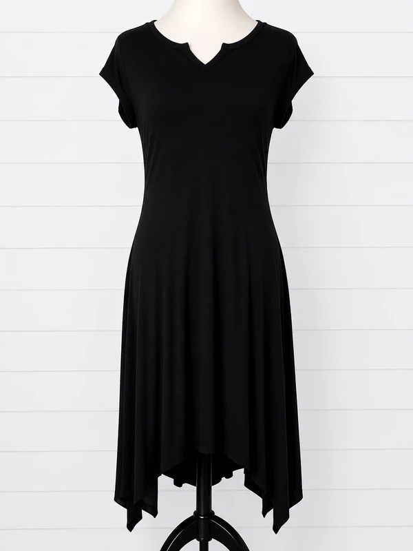 Necessary Evil Evaki Hi Low Dress Size S BNWT Gothic Black Asymmetric Maxi Dress