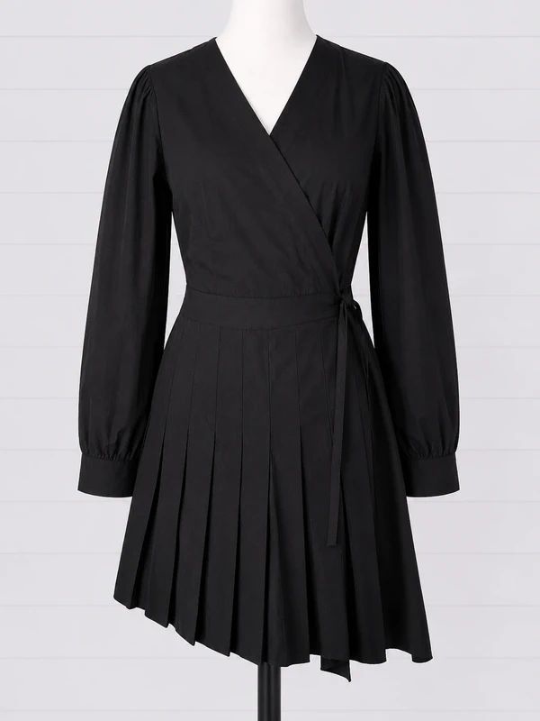 Disturbia UK 12 Aporia Pleated Mini Dress Gothic Dark Academia Cotton BNWT